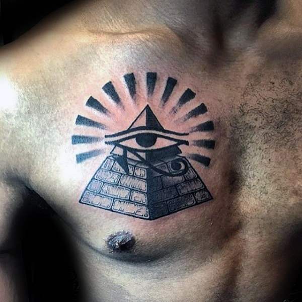 Agyptische Pyramiden tattoo 105