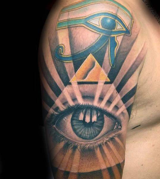 Agyptische Pyramiden tattoo 107