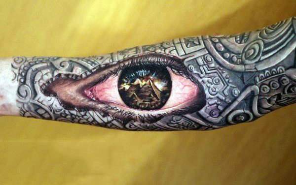 Agyptische Pyramiden tattoo 43