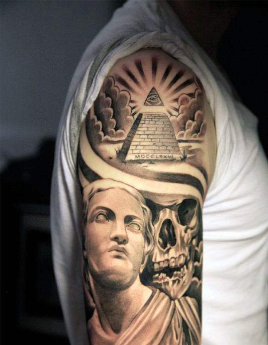 Agyptische Pyramiden tattoo 55