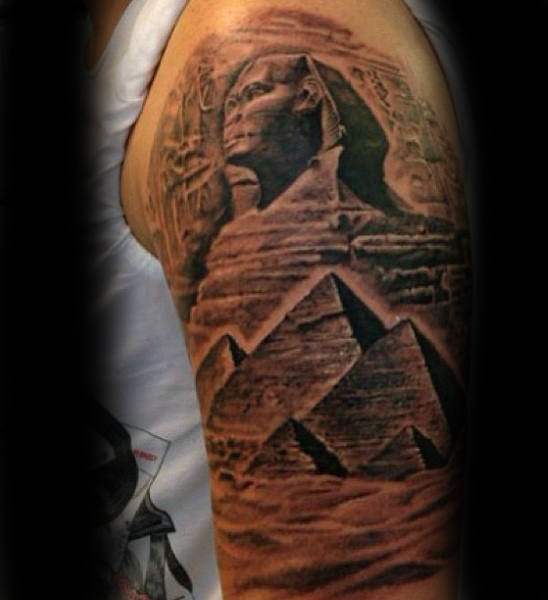 Agyptische Pyramiden tattoo 67