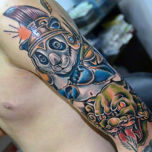 Panda tattoo 17