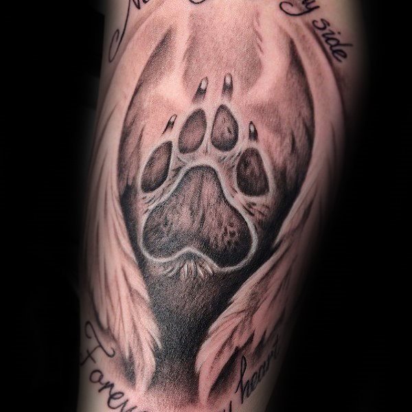 hundepfoten tattoo 33