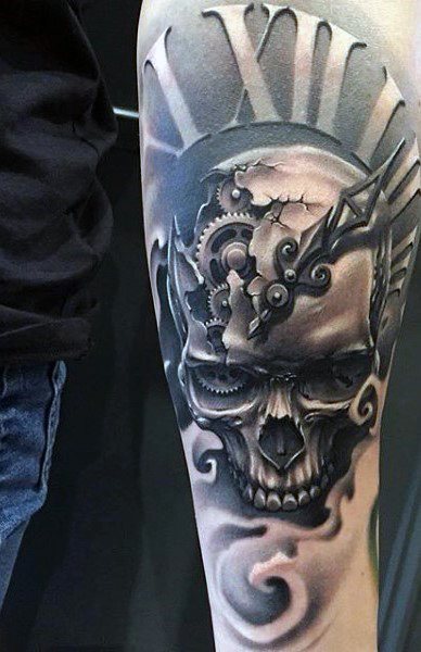 romischen Zahlen tattoo 03
