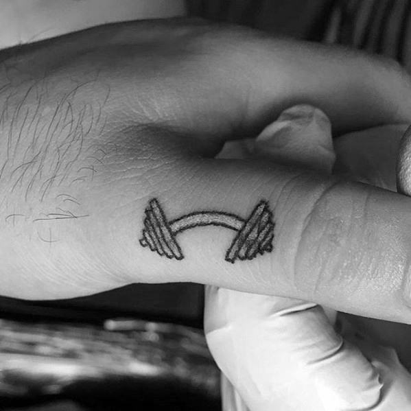 gewichts kurzhantel tattoo 03