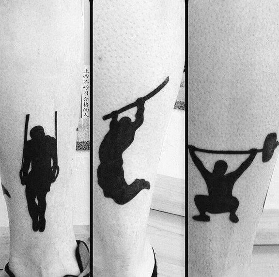 gewichts kurzhantel tattoo 15