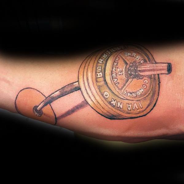 gewichts kurzhantel tattoo 59
