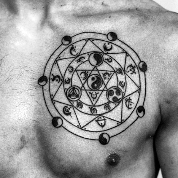 yin yang symbole tattoo 103