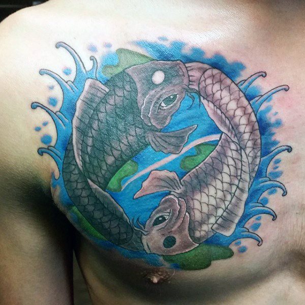 yin yang symbole tattoo 113