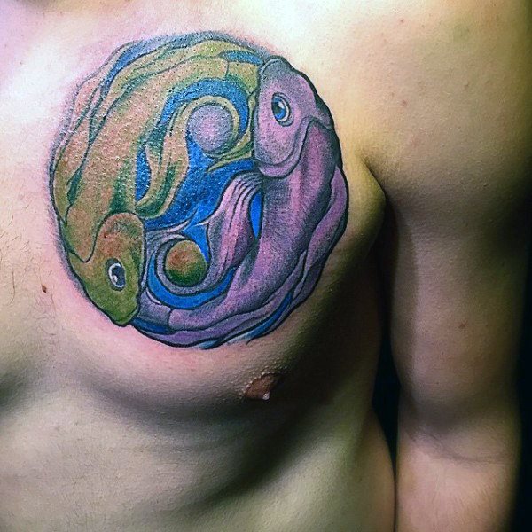 yin yang symbole tattoo 117