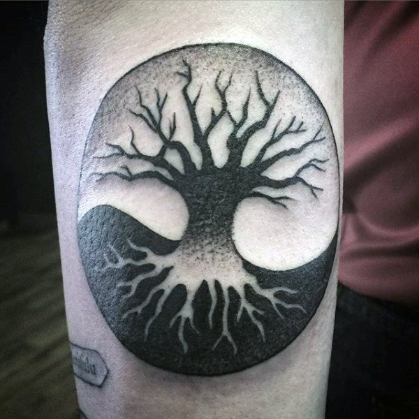 yin yang symbole tattoo 21
