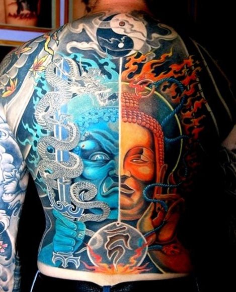 yin yang symbole tattoo 31