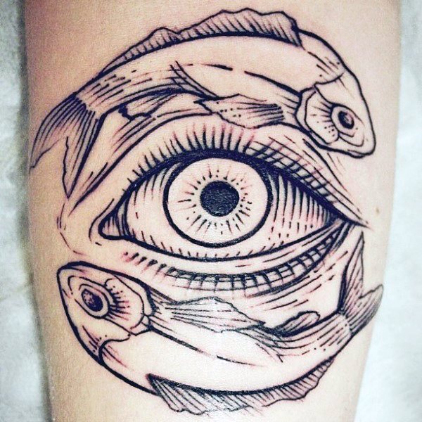 yin yang symbole tattoo 61