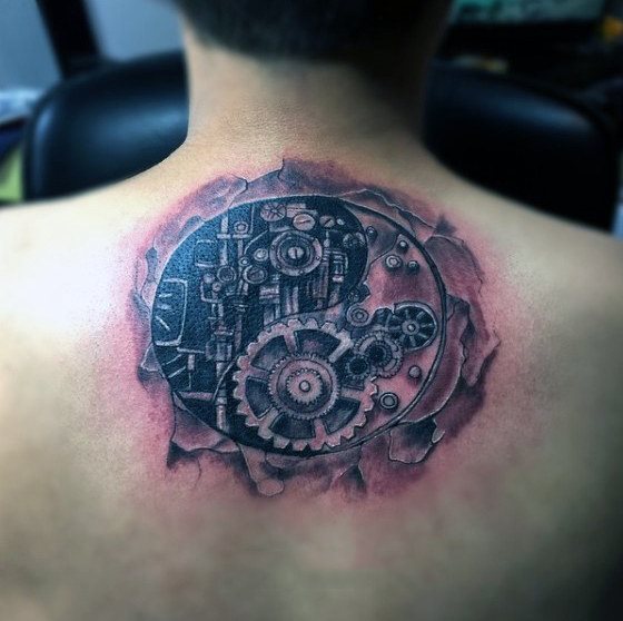 yin yang symbole tattoo 63