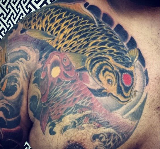 yin yang symbole tattoo 73