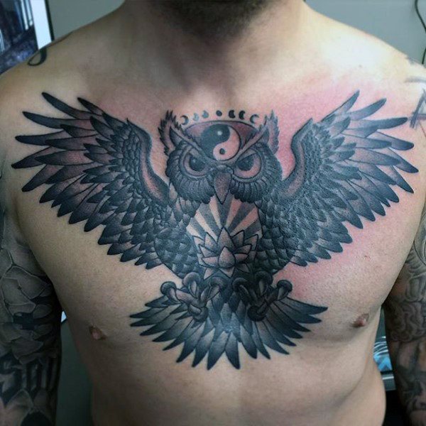yin yang symbole tattoo 77