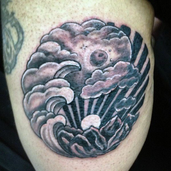 yin yang symbole tattoo 91