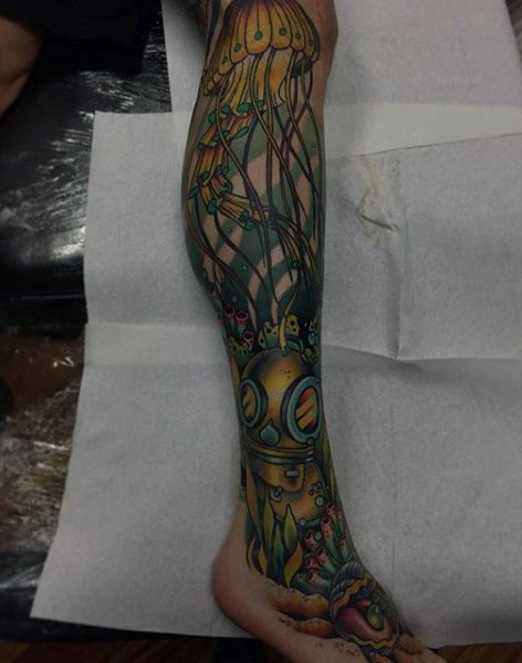 qualle tattoo 03