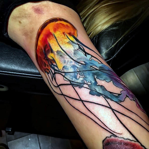 qualle tattoo 111