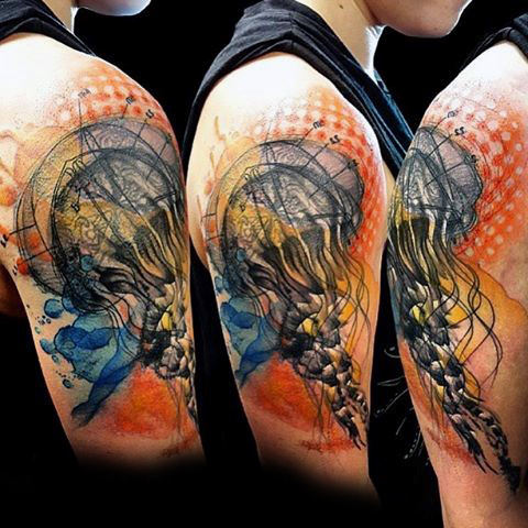 qualle tattoo 133
