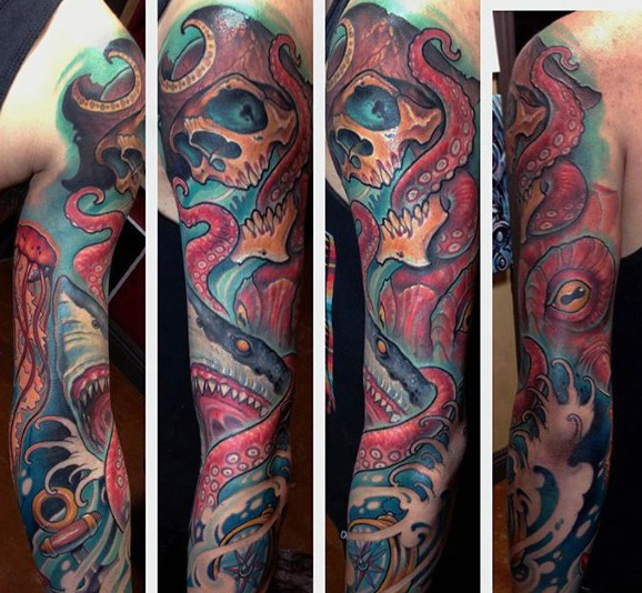 qualle tattoo 49