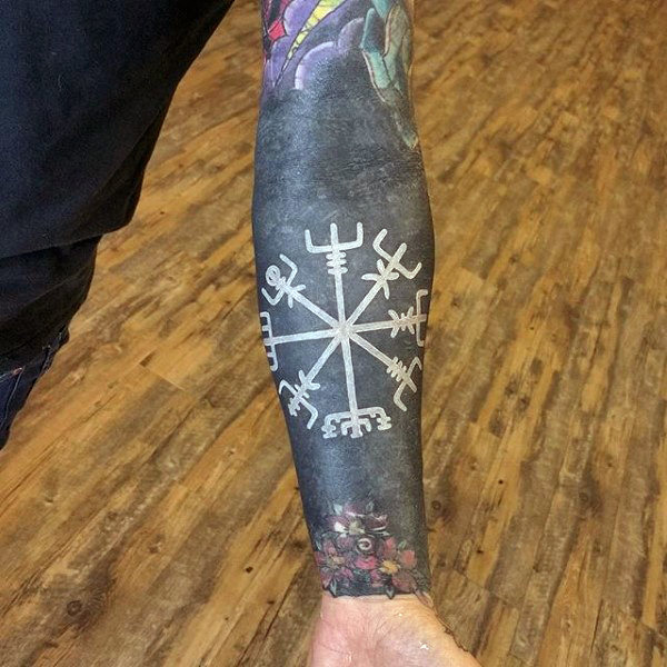 weisse farbe tattoo 05