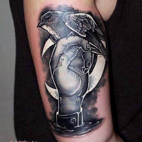 weisse farbe tattoo 107