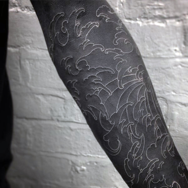 weisse farbe tattoo 117
