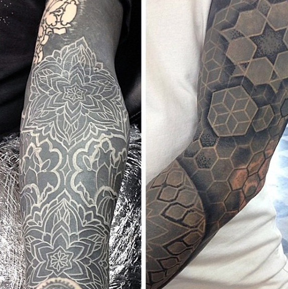 weisse farbe tattoo 143