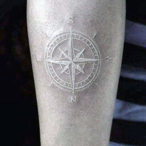 weisse farbe tattoo 161