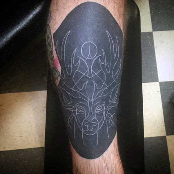 weisse farbe tattoo 49