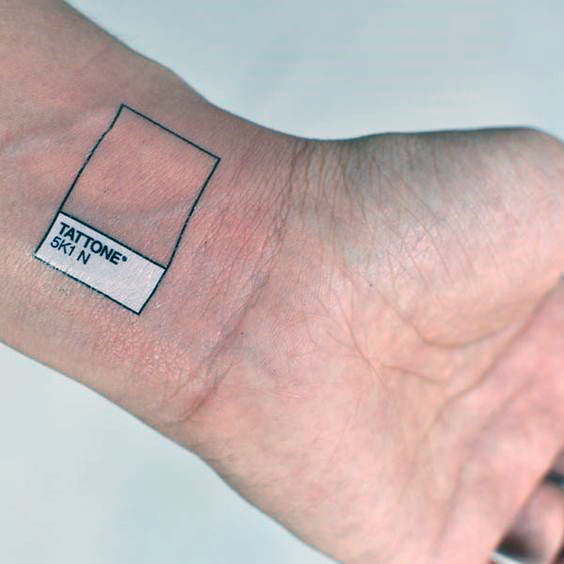 weisse farbe tattoo 57