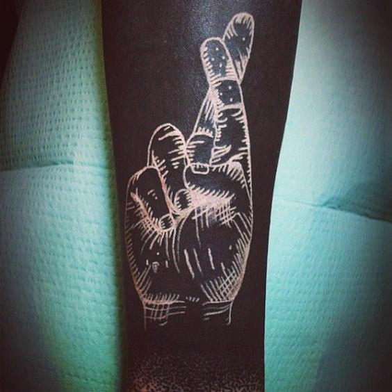 weisse farbe tattoo 59