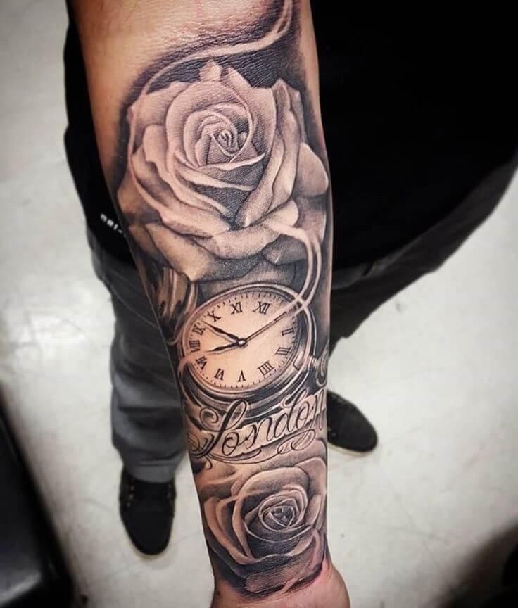 rose tattoo 105