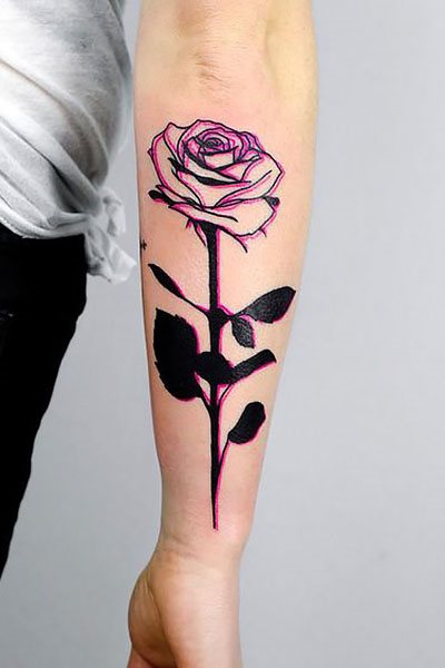 rose tattoo 107