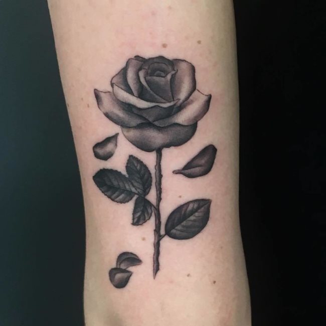 rose tattoo 129