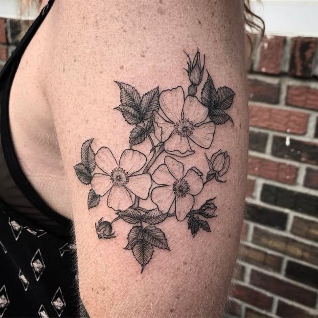 rose tattoo 153