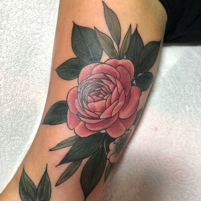rose tattoo 205