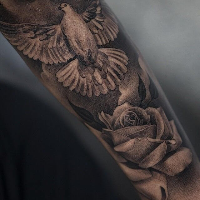 rose tattoo 57
