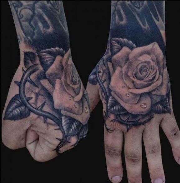 rose tattoo 93