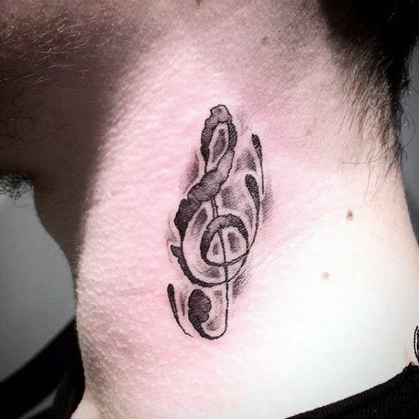 violinschlussel tattoo 131