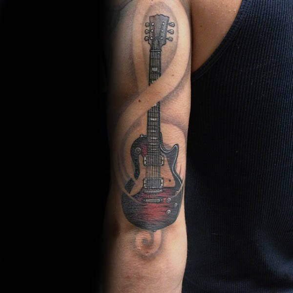 violinschlussel tattoo 93