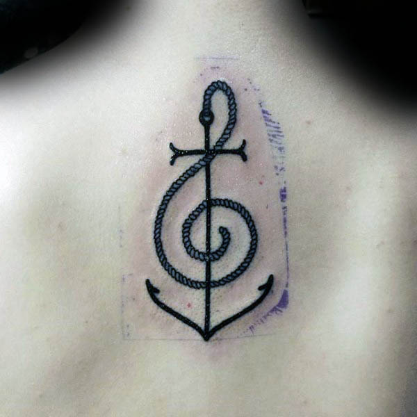 violinschlussel tattoo 99
