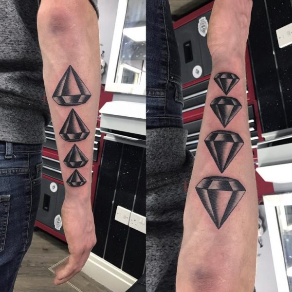 diamant tattoo 218
