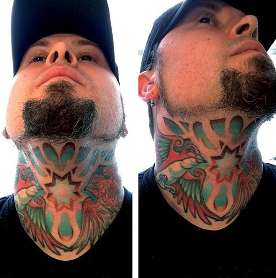 kehlen hals tattoo 102