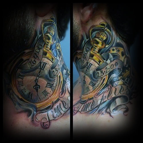 kehlen hals tattoo 110