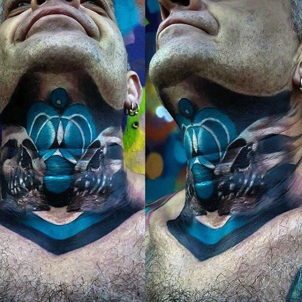 kehlen hals tattoo 118