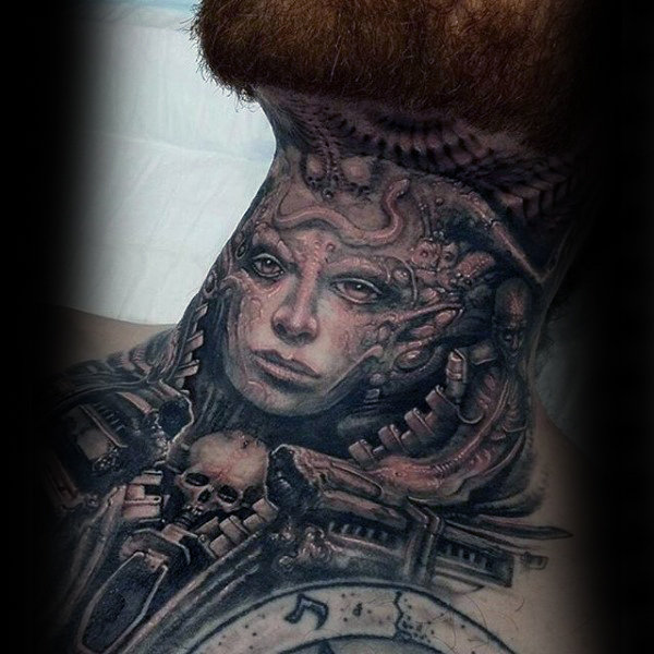 kehlen hals tattoo 142