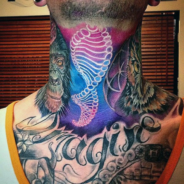 kehlen hals tattoo 26