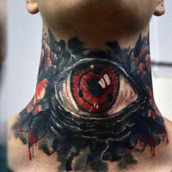 kehlen hals tattoo 52